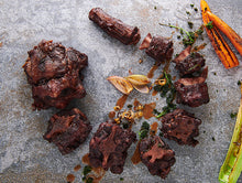 Charolais Ochsenschwanz in Scheiben