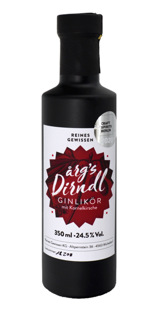 arg's Dirndl Kornellkirsche mit Gin 350ml