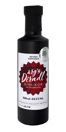 arg's Dirndl Kornellkirsche mit Gin 350ml