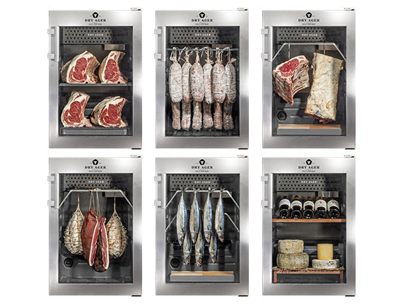 Dry Ager - DX 500 Premium S mit DX-LED Salzwand (Edelstahl)
