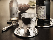 Robbe & Berking - GLÄSERTELLER Martelé - versilbert