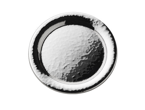 Robbe & Berking - GLÄSERTELLER Martelé - versilbert