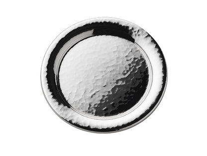 Robbe & Berking - GLÄSERTELLER Martelé - versilbert