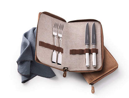 Robbe & Berking - GRILLSET Alt-Spaten Frozen Black - 4tlg. versilbert