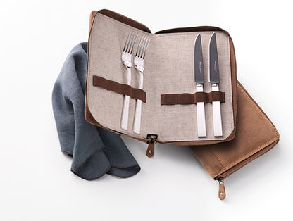 Robbe & Berking - GRILLSET Riva Frozen Black - 4tlg. Sterling Silber