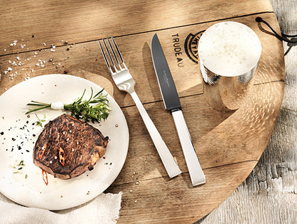 Robbe & Berking - GRILLSET Riva Frozen Black - 4tlg. Sterling Silber