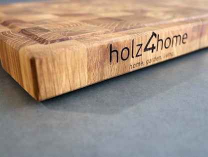 Holz4Home Prkénko z příčného řezu dubu s kostkovaným vzorem
