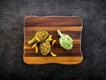 Holz4Home - Schneidebrett "LA MADERA BASIC" Eiche dunkel