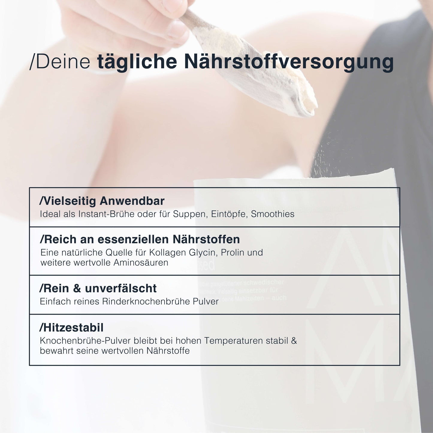 Knochenbrühe Pulver 200g