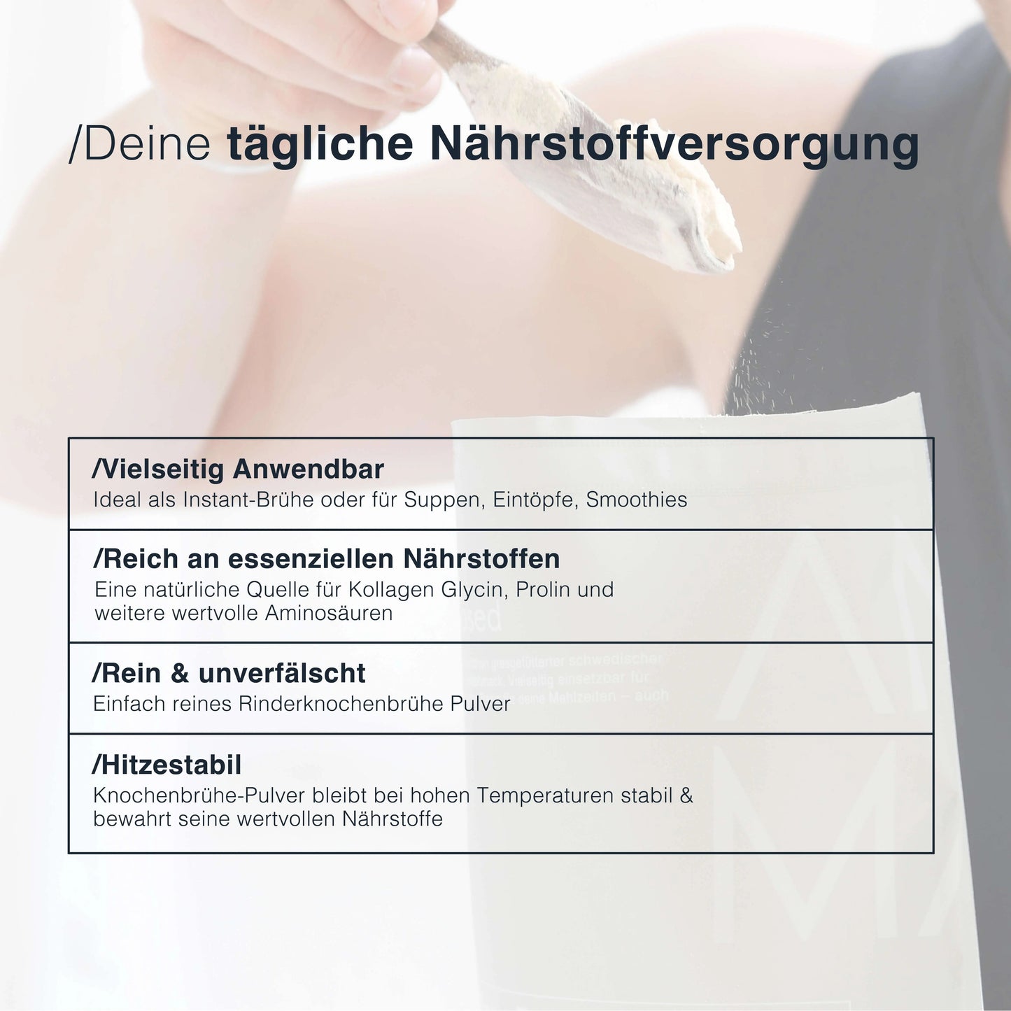 Knochenbrühe Pulver 200g