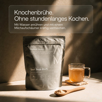 Knochenbrühe Pulver 200g – Weiderind aus Schweden