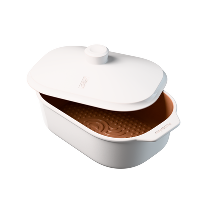 myromy Brot-Frische-Topf Keramik-Brottopf Cream Edition · 6 L