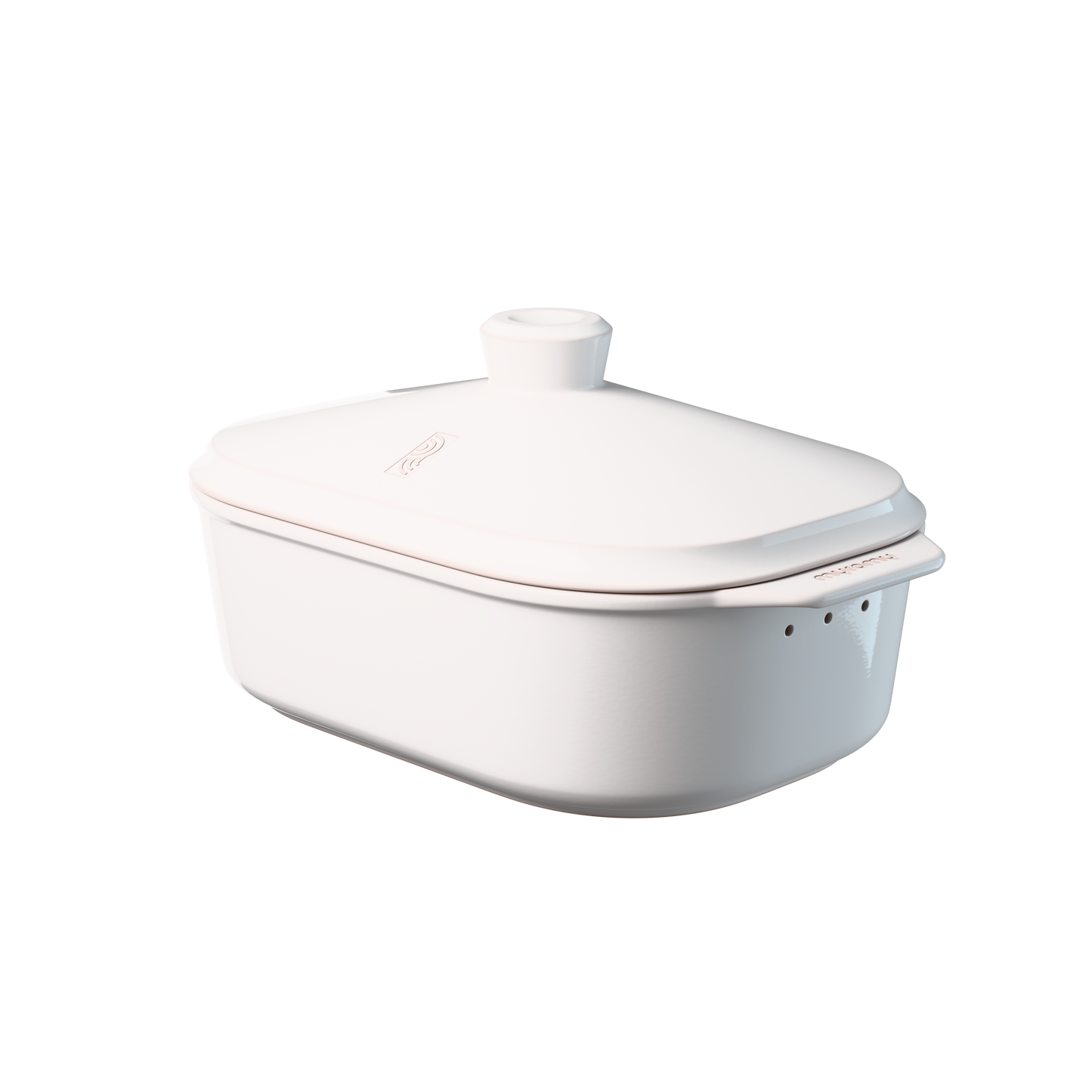 myromy Brot-Frische-Topf Keramik-Brottopf Cream Edition · 6 L