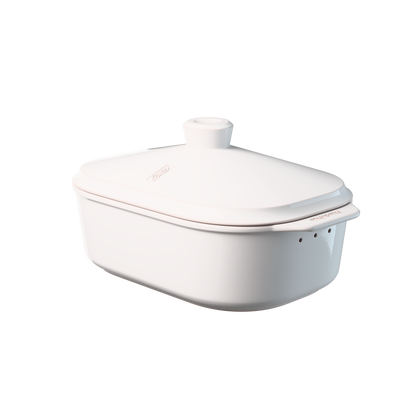 myromy Brot-Frische-Topf Keramik-Brottopf Cream Edition · 6 L