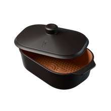 myromy Brot-Frische-Topf Keramik-Brottopf Coffee Edition · 6 L