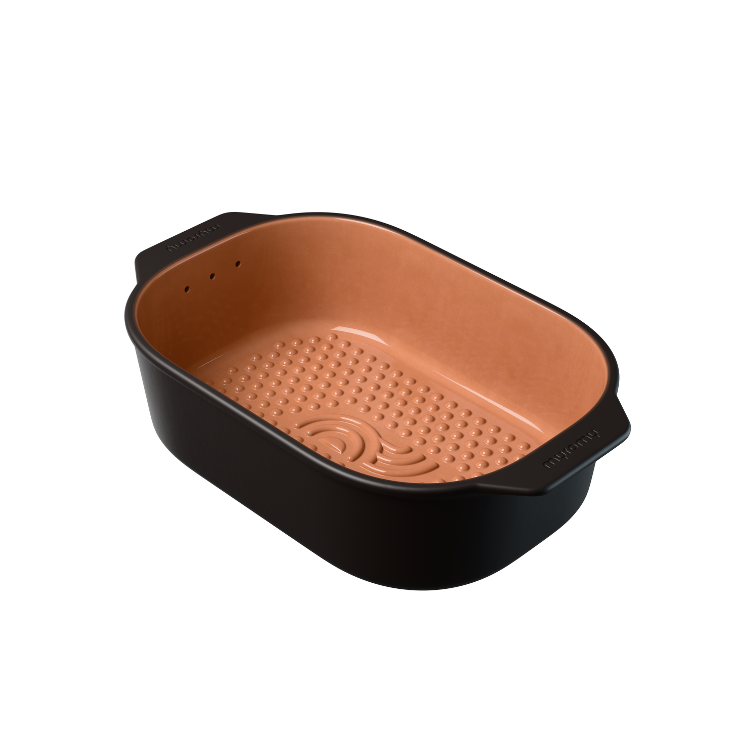 myromy Brot-Frische-Topf Keramik-Brottopf Coffee Edition · 6 L