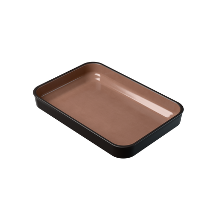 myromy Plancha Classic Auflaufform Coffee Edition