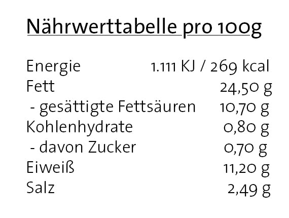 Saarländische Weisswurst 10x60g