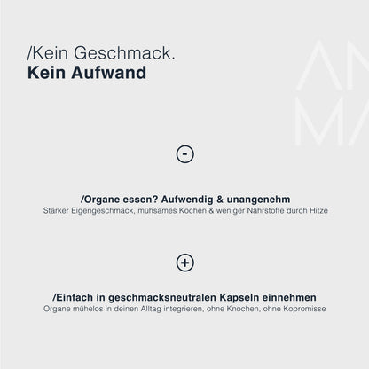 Female Complex - Grass Fed Organs mit Austern