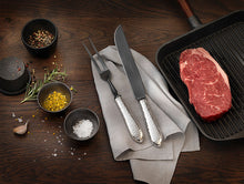 Robbe & Berking - TRANCHIERSET Martelé - Frozen Black - 2tlg. Sterling Silber