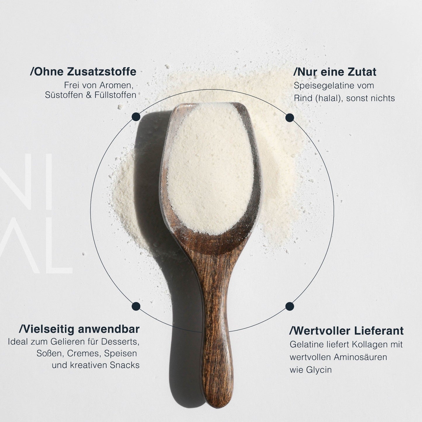 Rindergelatine Pulver - Grass Fed Beef Gelatine