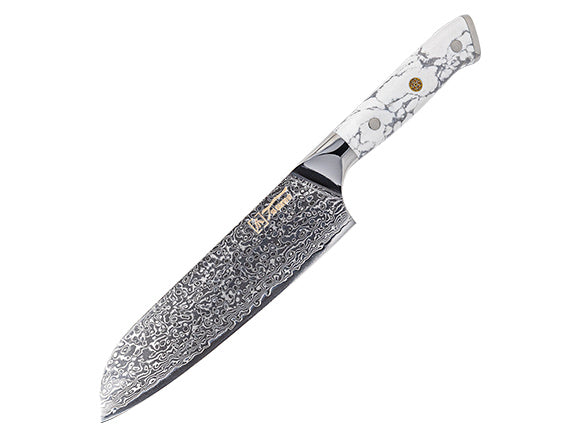 TSUME - Santoku "White Marble"