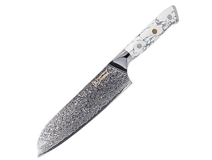 TSUME - Santoku "White Marble"