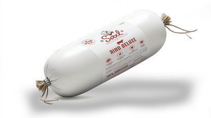 Saxl Rind Deluxe – Hundefutter mit Rind, freigestelltes Produkt