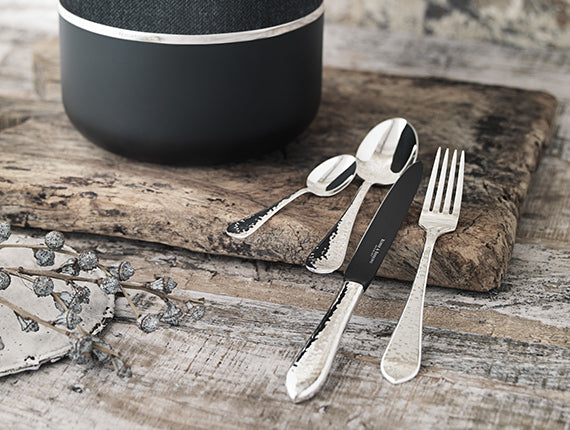 Robbe & Berking - THE BOX  Martelé Frozen Black - 24.tlg. Sterling Silber