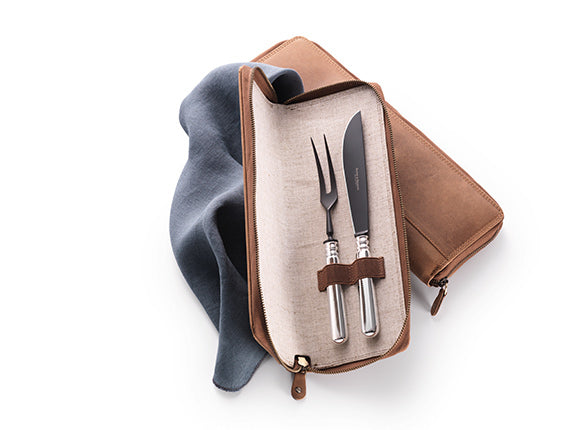 Robbe & Berking - TRANCHIERSET Alt-Spaten Frozen Black 2tlg. Sterling Silber