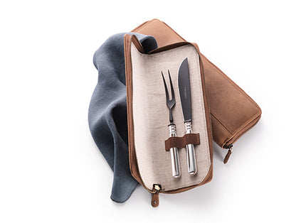 Robbe & Berking - TRANCHIERSET Alt-Spaten Frozen Black 2tlg. Sterling Silber