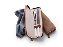 Robbe & Berking - TRANCHIERSET Riva Frozen Black - 2tlg. Sterling Silber