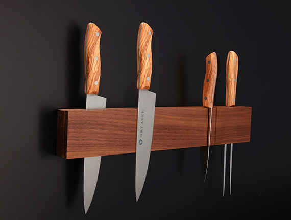 Dry Ager - Messer Magnetleiste Walnussholz