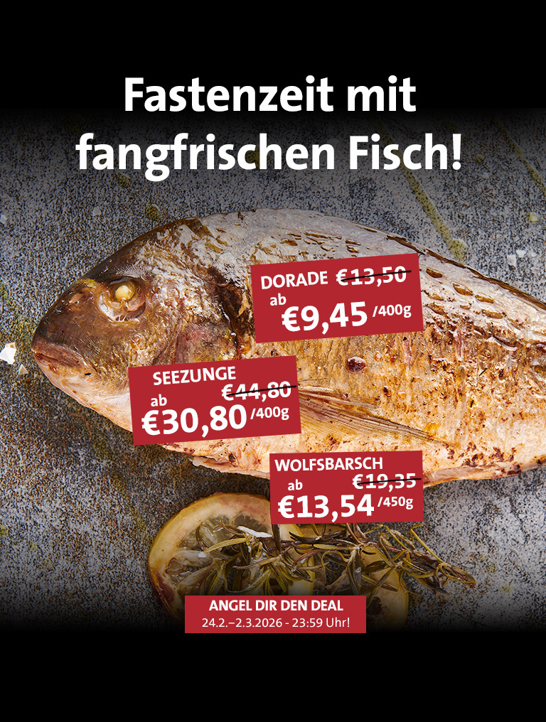 Fasten mit 30% auf Fisch!