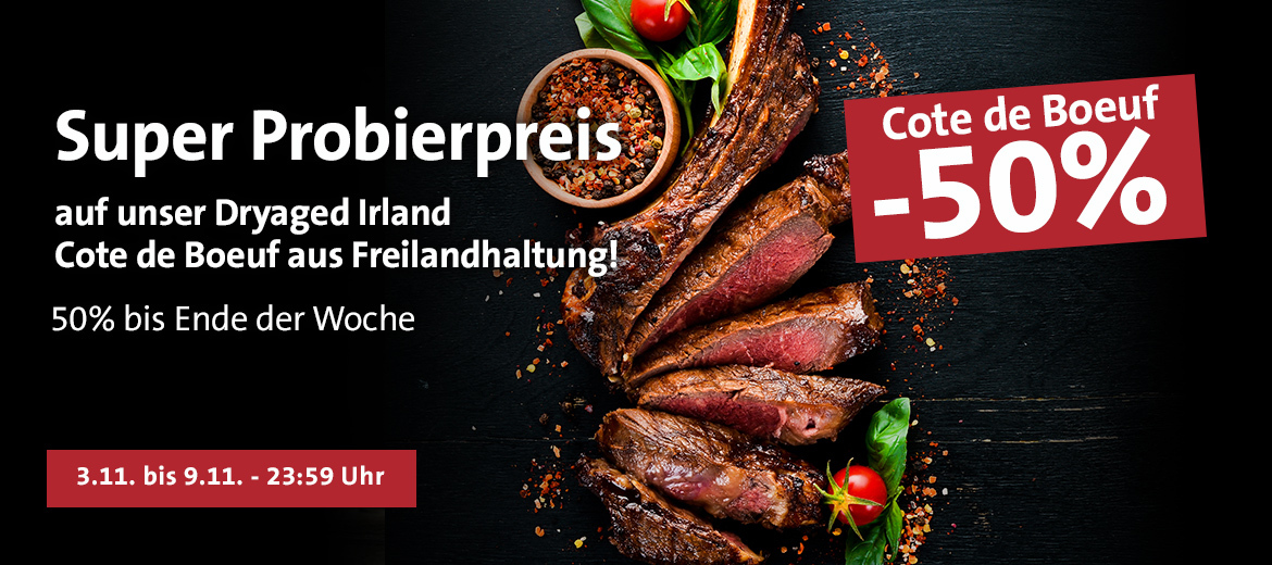 50% auf Irland T-Bone!