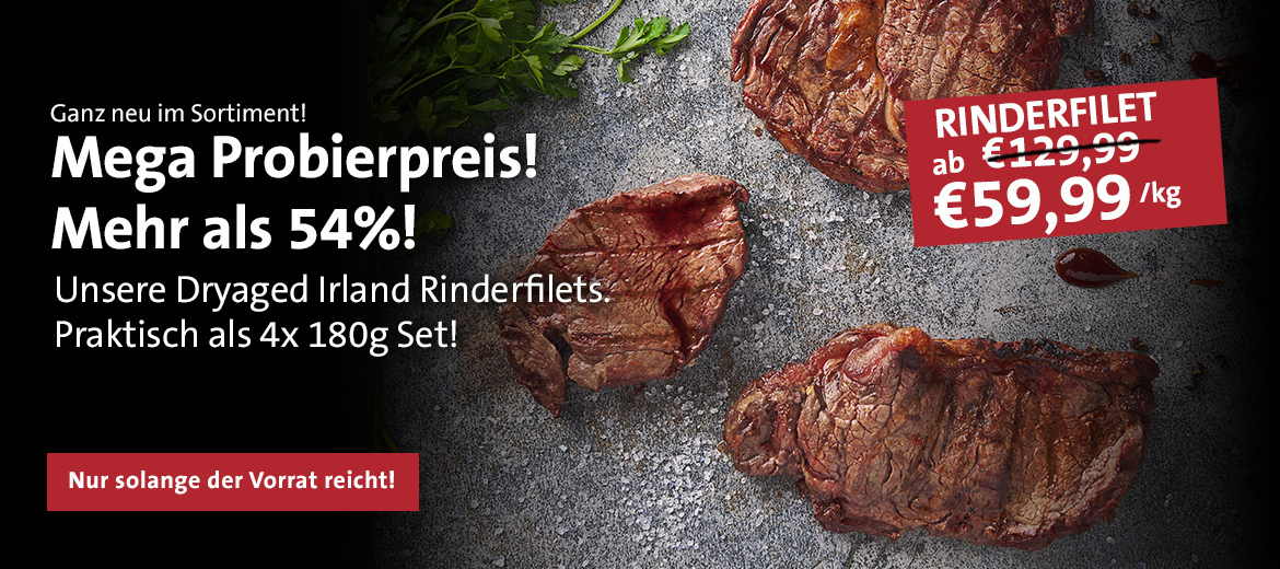 50% auf Irland Filet