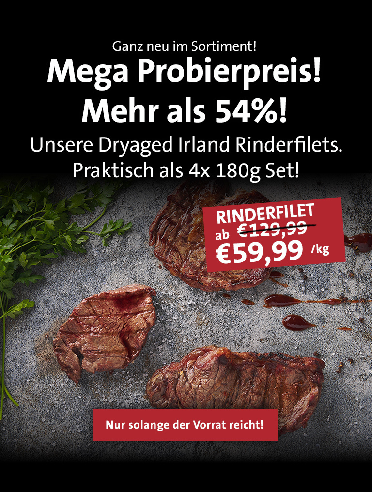 50% auf Irland Filet