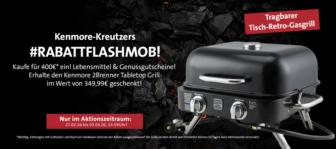 Retro Grill geschenkt!