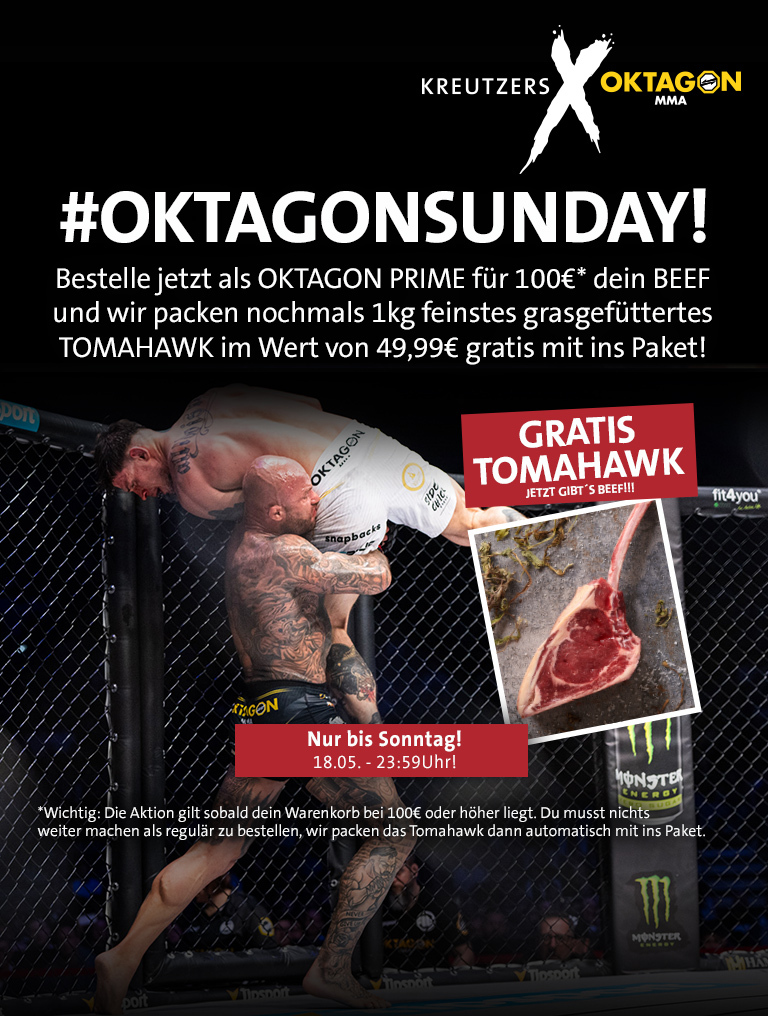 Bestelle für 99€ und erhalte ein Tomahawk geschenkt!