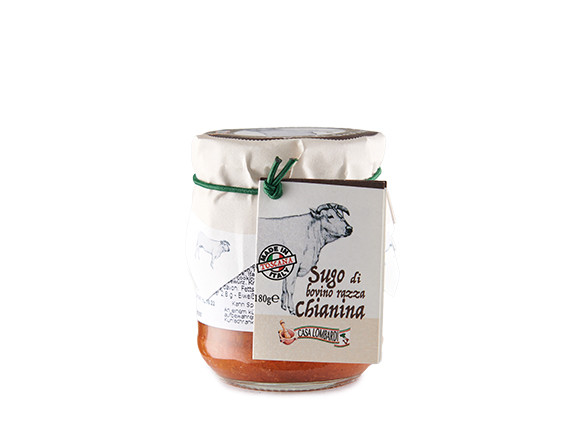 Casa Lombardi Ragu con Vitellone bianco Razza Chianina 180g