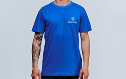 Die Schmiede - KREUTZERS Basic Round Neck T-Shirt Men (cobalt blue)
