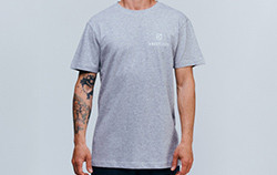 Die Schmiede - KREUTZERS Basic Round Neck T-Shirt Men (heather grey)