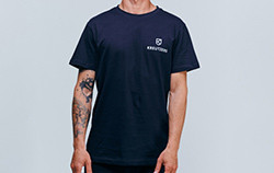 Die Schmiede - KREUTZERS Basic Round Neck T-Shirt men (navy)