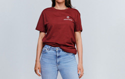 Die Schmiede - KREUTZERS Basic Round Neck T-Shirt Girls (burgundy)