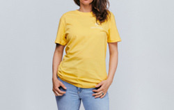 Die Schmiede - KREUTZERS Basic Round Neck T-Shirt Girls (taxi yellow)