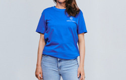 Die Schmiede - KREUTZERS Basic Round Neck T-Shirt Girls (cobalt blue)